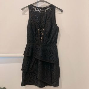BCBG black cocktail dress
